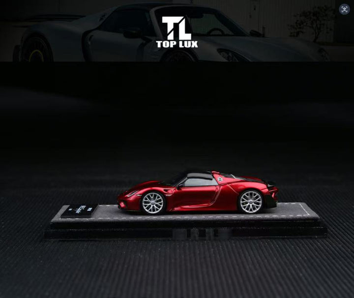 [Preorder] TOP LUX 1:64 Porsche 918 Spyder (10 Colours)