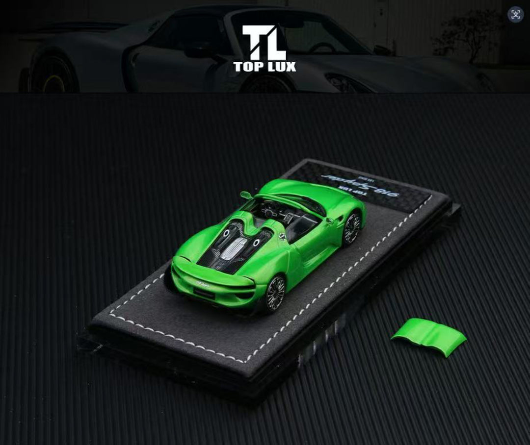 [Preorder] TOP LUX 1:64 Porsche 918 Spyder (10 Colours)