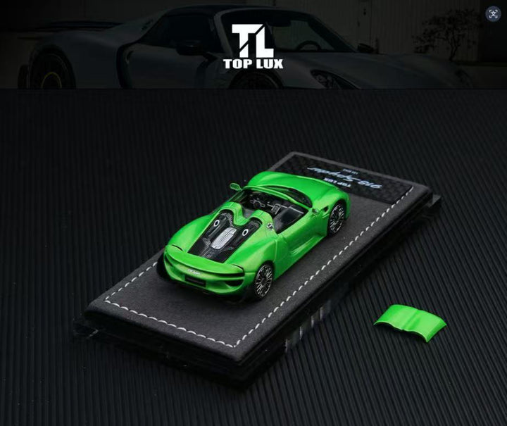 [Preorder] TOP LUX 1:64 Porsche 918 Spyder (10 Colours)