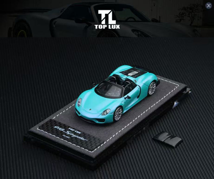 [Preorder] TOP LUX 1:64 Porsche 918 Spyder (10 Colours)