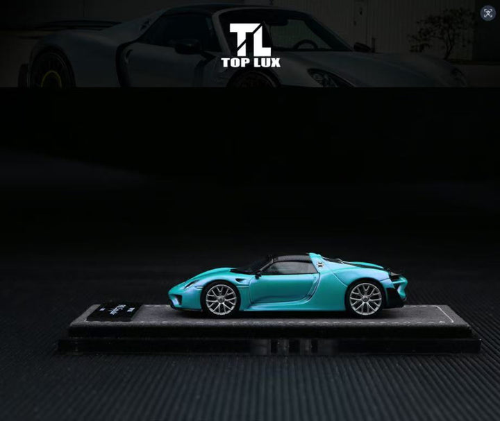 [Preorder] TOP LUX 1:64 Porsche 918 Spyder (10 Colours)