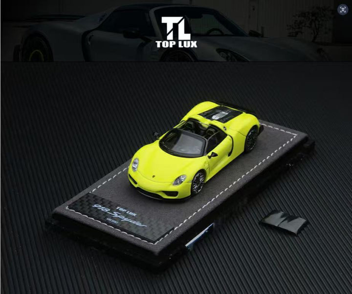 [Preorder] TOP LUX 1:64 Porsche 918 Spyder (10 Colours)