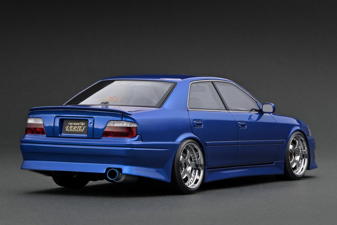 [Preorder] Ignition Model 1:18 VERTEX JZX100 Chaser Blue Metallic With 1JZ Engine IG3319