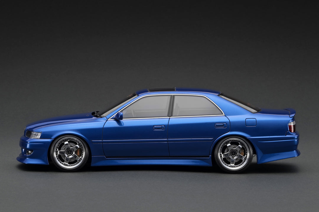 [Preorder] Ignition Model 1:18 VERTEX JZX100 Chaser Blue Metallic With 1JZ Engine IG3319