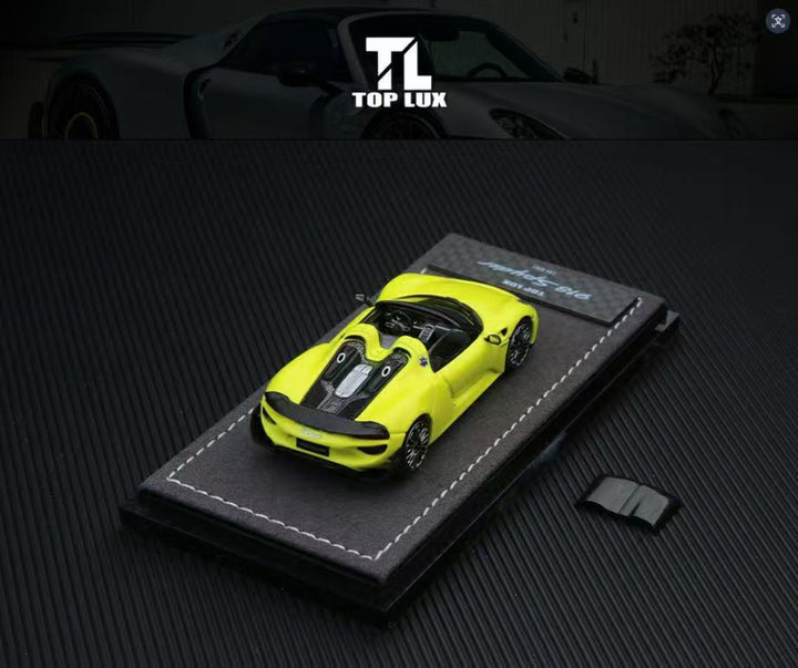 [Preorder] TOP LUX 1:64 Porsche 918 Spyder (10 Colours)