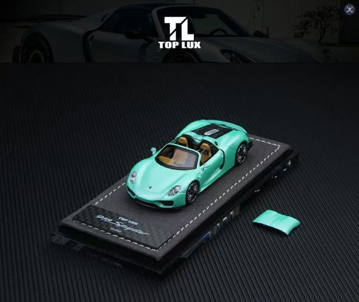 [Preorder] TOP LUX 1:64 Porsche 918 Spyder (10 Colours)