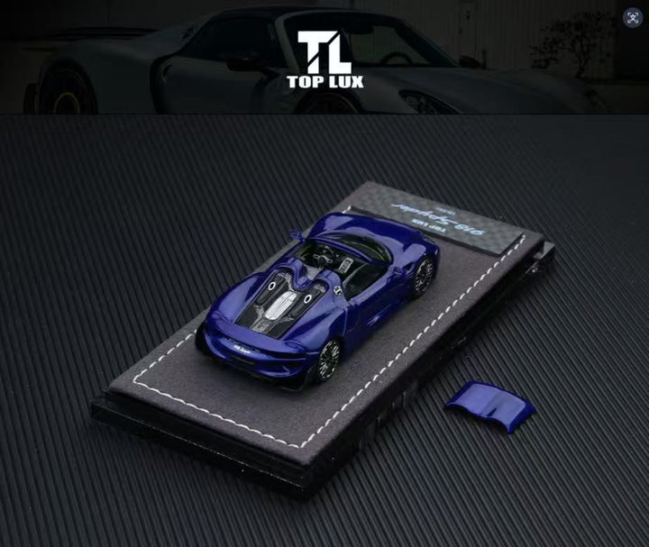 [Preorder] TOP LUX 1:64 Porsche 918 Spyder (10 Colours)
