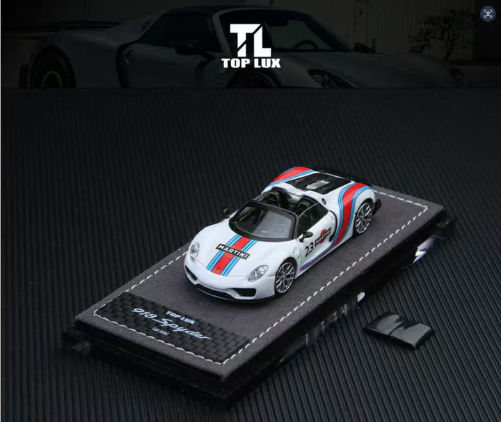 [Preorder] TOP LUX 1:64 Porsche 918 Spyder (10 Colours)