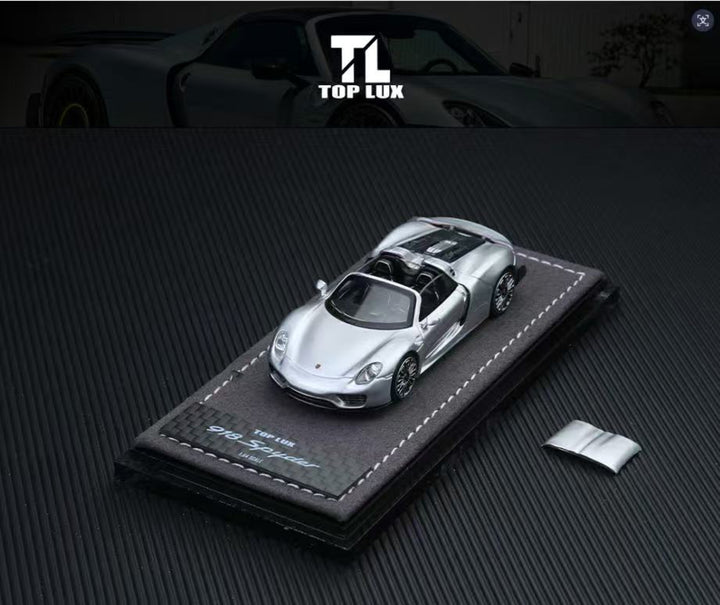 [Preorder] TOP LUX 1:64 Porsche 918 Spyder (10 Colours)