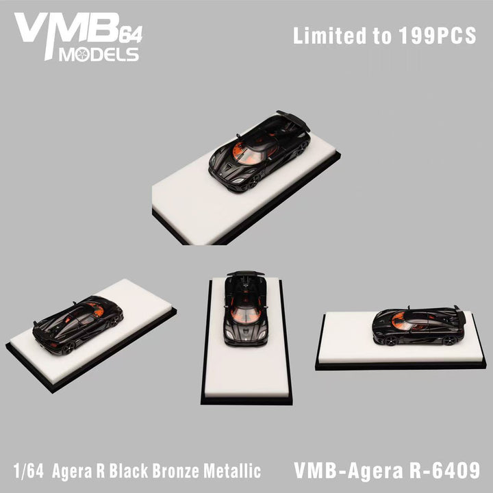 [Preorder] VMB 1:64 Koenigsegg Agera R Black Bronze Metallic VMB-Agera R-6409