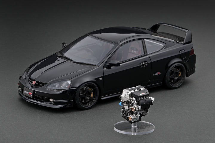 [Preorder] Ignition Model 1:18 Honda INTEGRA (DC5) TYPE R  Black With K20A Engine IG3330