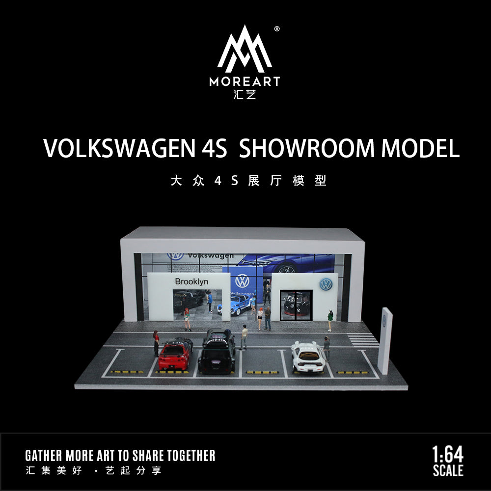 [Preorder] MoreArt 1:64 VOLKSWAGEN 4S SHOWROOM MODEL MO936012