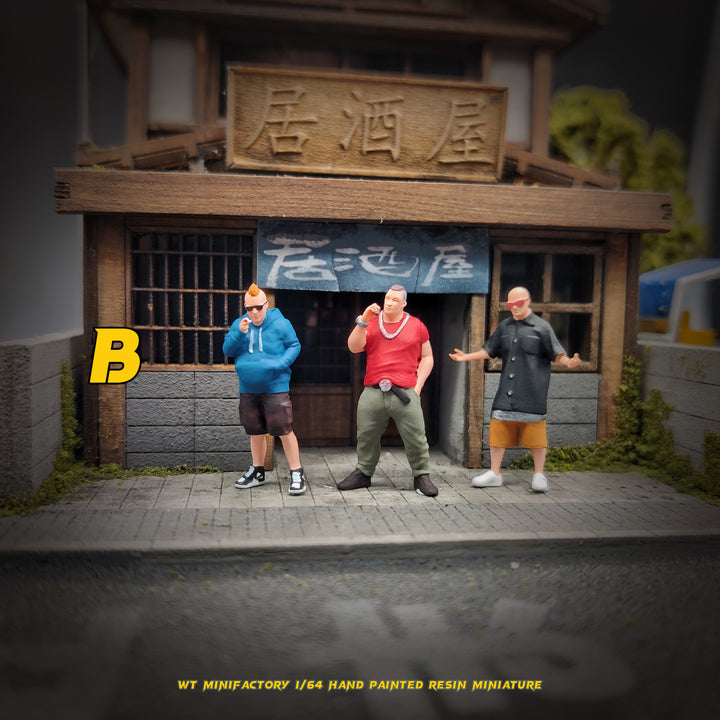 [Preorder] WT Minifactory 1:64 Underground Brothers Trio (2 Versions)