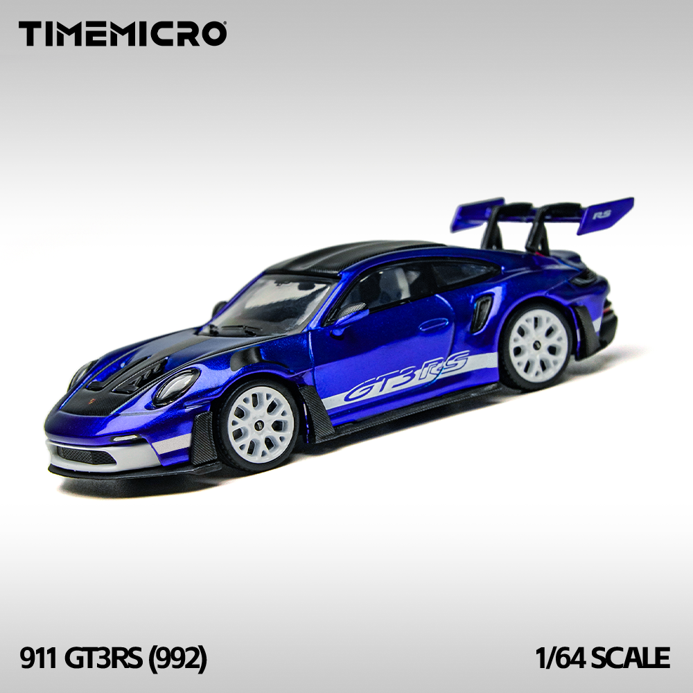[Preorder] TimeMicro 1:64 Porsche 992 GT3 RS San Marino Blue TM644643