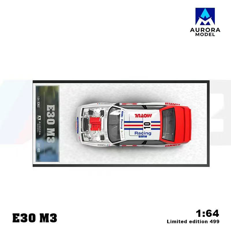 [Preorder] Aurora Model 1:64 BMW E30 Rothmans and McLaren 720S Shark (4 Versions)