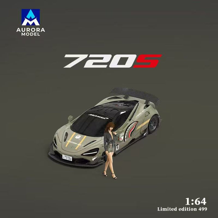 [Preorder] Aurora Model 1:64 BMW E30 Rothmans and McLaren 720S Shark (4 Versions)