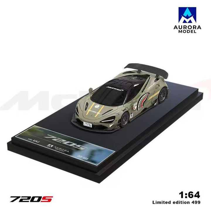 [Preorder] Aurora Model 1:64 BMW E30 Rothmans and McLaren 720S Shark (4 Versions)