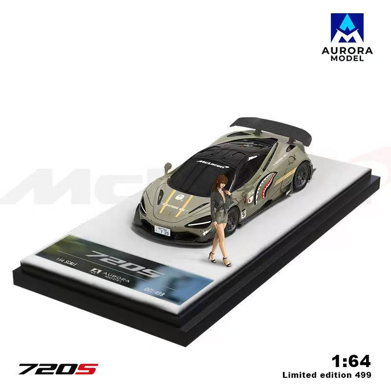 [Preorder] Aurora Model 1:64 BMW E30 Rothmans and McLaren 720S Shark (4 Versions)