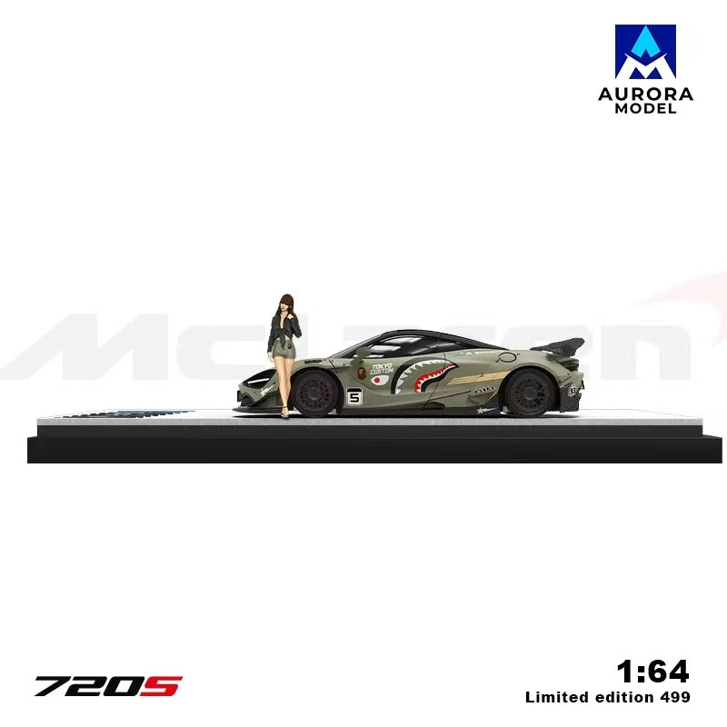 [Preorder] Aurora Model 1:64 BMW E30 Rothmans and McLaren 720S Shark (4 Versions)