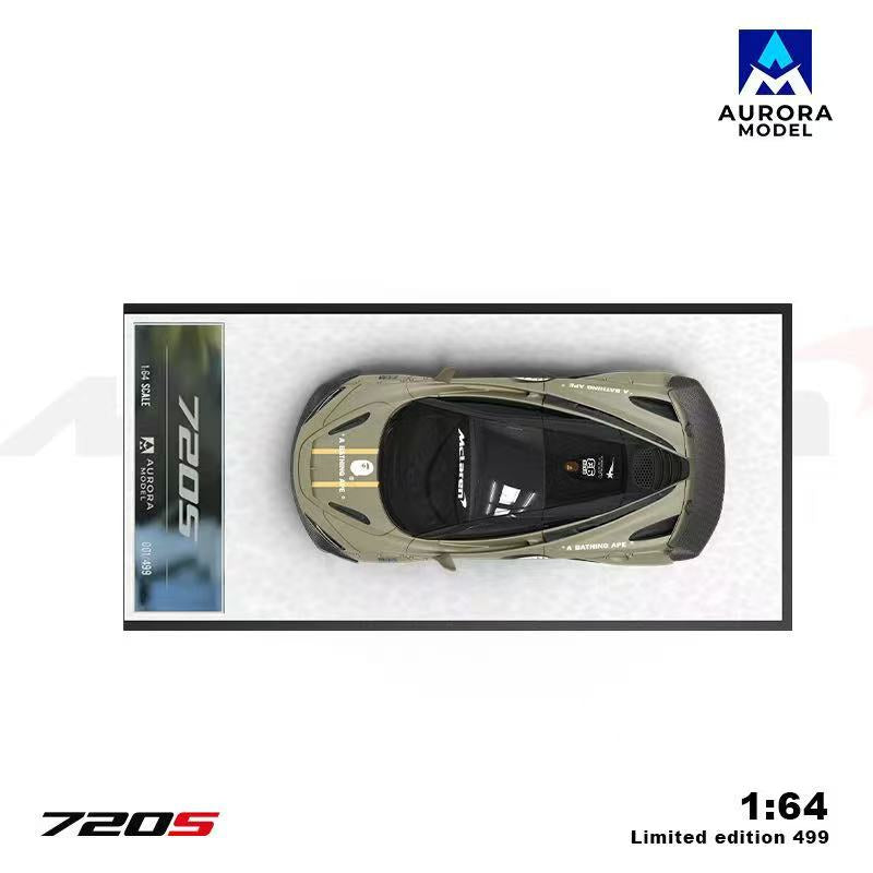 [Preorder] Aurora Model 1:64 BMW E30 Rothmans and McLaren 720S Shark (4 Versions)