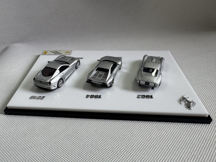[Preorder] DMY64 1:64 Ferrari Supercar GT0 250GTO / 288GTO / 599GTO - Silver