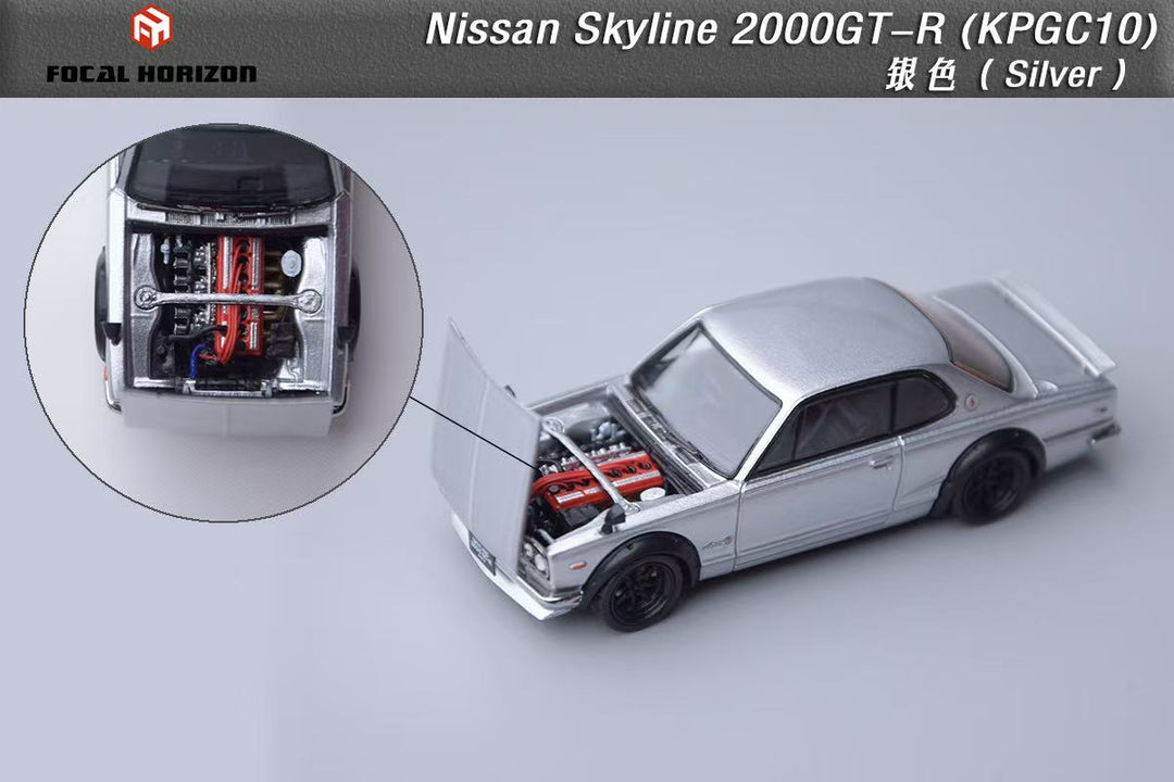 [Preorder] Focal Horizon 1:64 Skyline 3rd Generation GT-R 1st Generation, 2000GT-R KPGC10