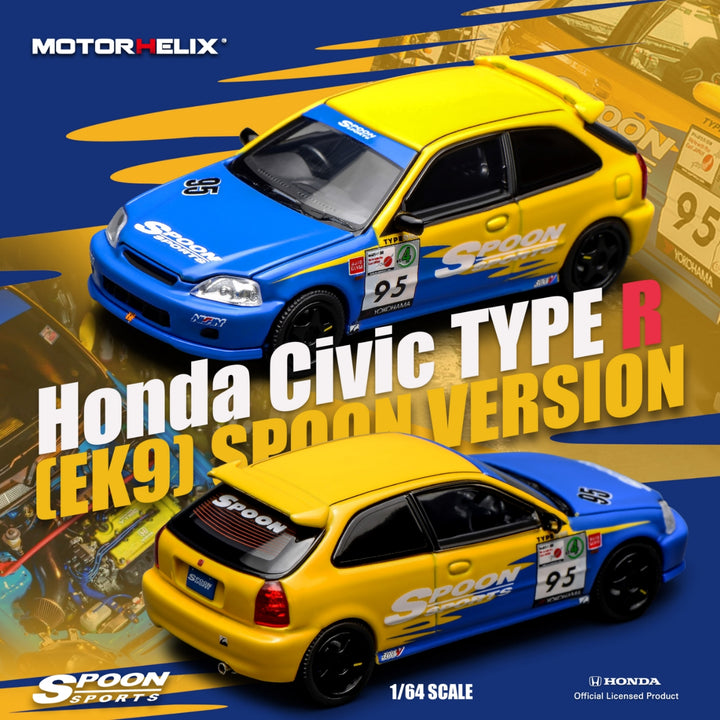 [Preorder] MOTORHELIX 1:64 Honda Civic Type R(EK9) Spoon