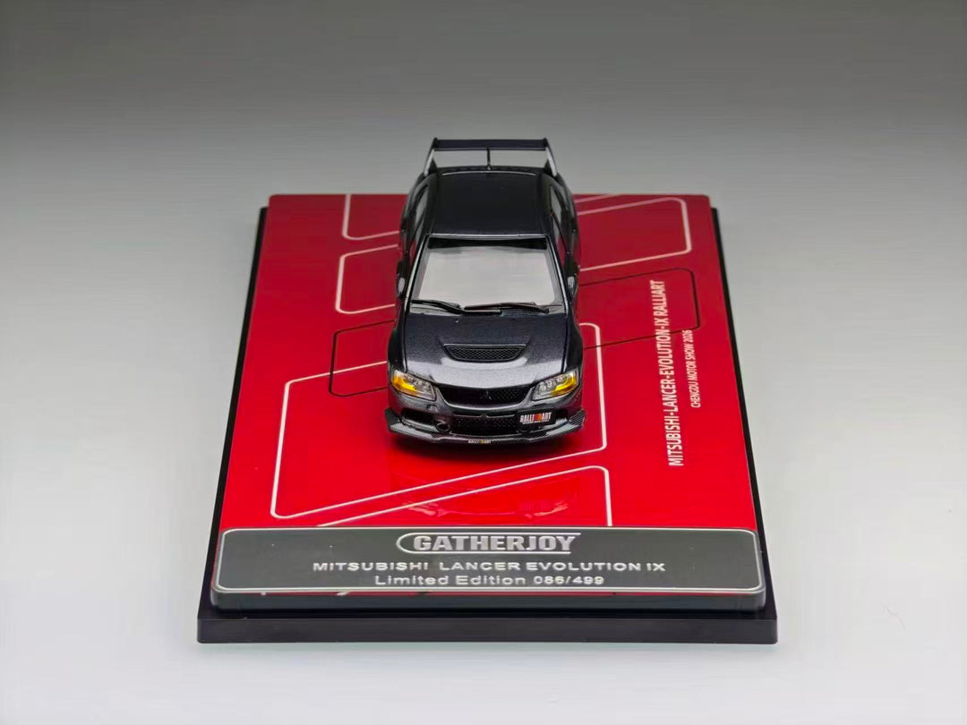 [Preorder] GatherJoy 1:43 Mitsubishi Lancer Evolution Ⅸ RALLIART Metallic Gun Grey