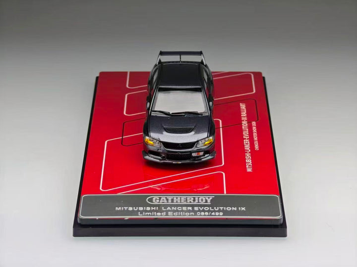 [Preorder] GatherJoy 1:43 Mitsubishi Lancer Evolution Ⅸ RALLIART Metallic Gun Grey