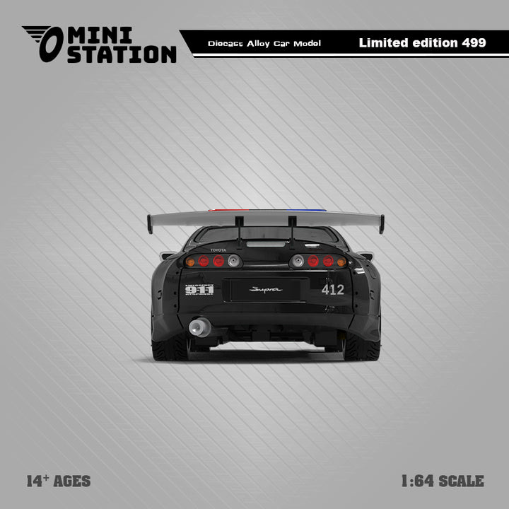 [Preorder] Mini Station 1:64 Toyota Supra A80z GTA Police car