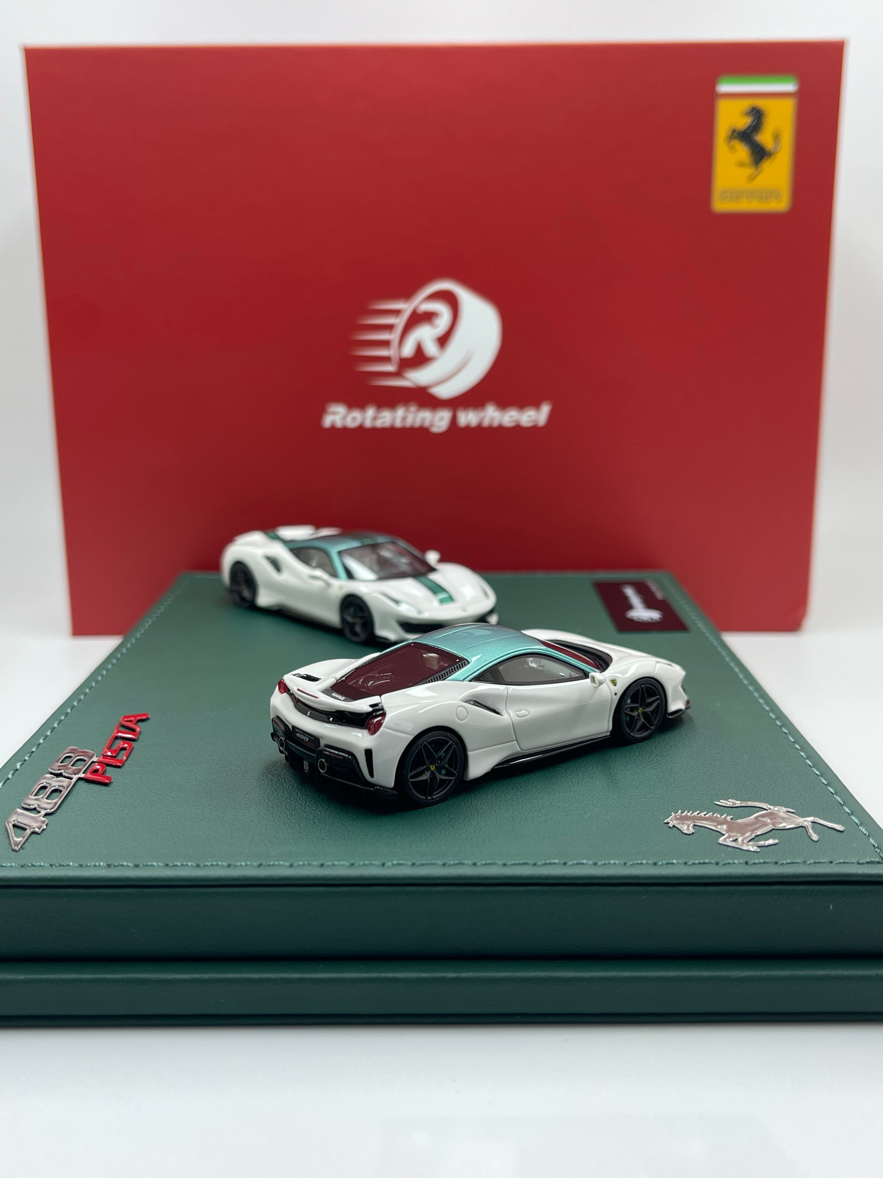 超希少　rotating wheel 1/64 フェラーリ488ピスタスパイダー Amazon | 1/64 Rotating Wheel RW フェラーリ 488 Pista spider