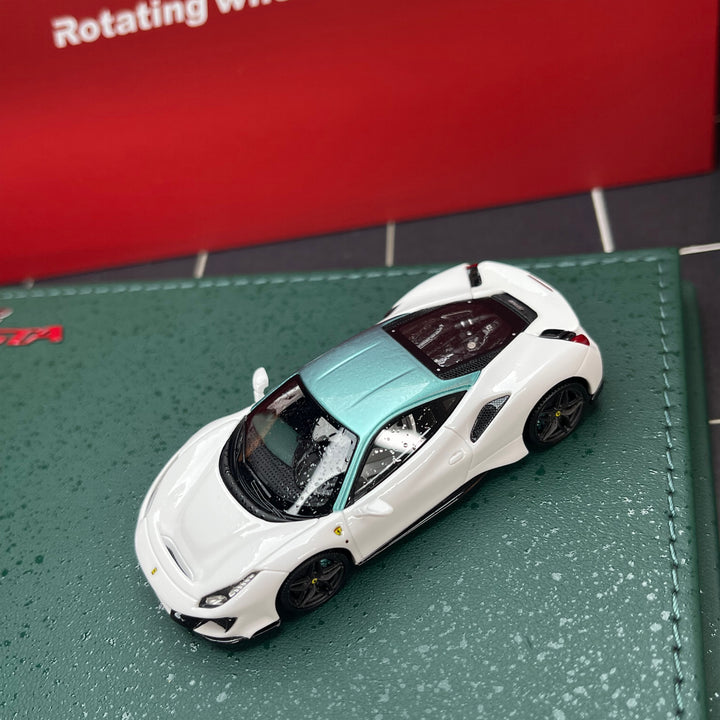 [Preorder] Rotating Wheel 1:64 Ferrari 488 Pista (2 Versions)