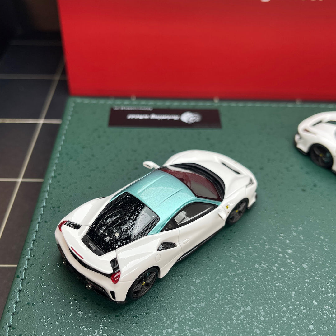[Preorder] Rotating Wheel 1:64 Ferrari 488 Pista (2 Versions)