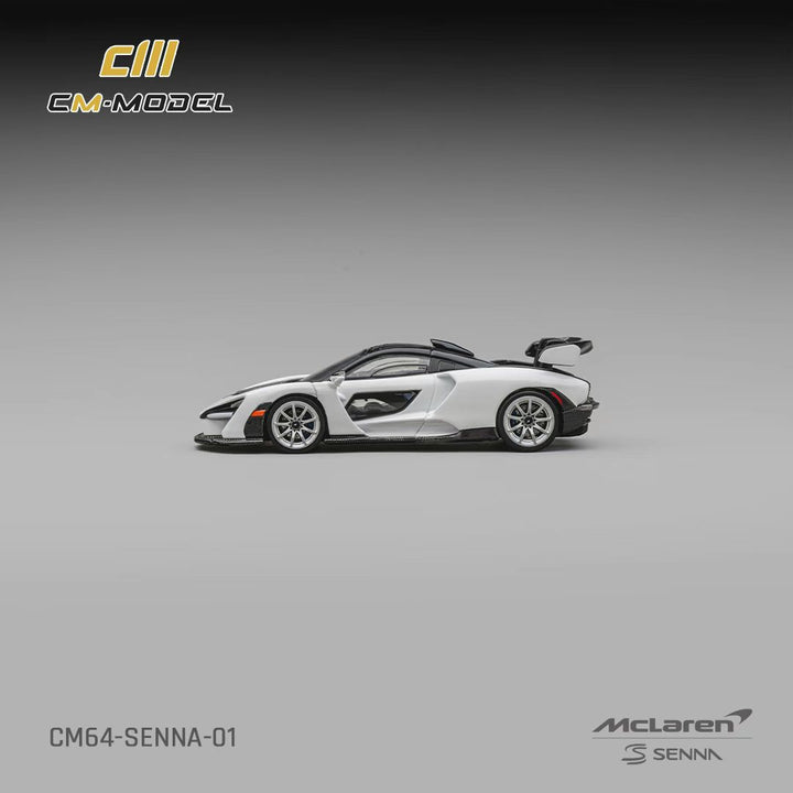 [Preorder] CM Model 1:64 McLaren Senna GTR Sillca White CM64-SENNA-01