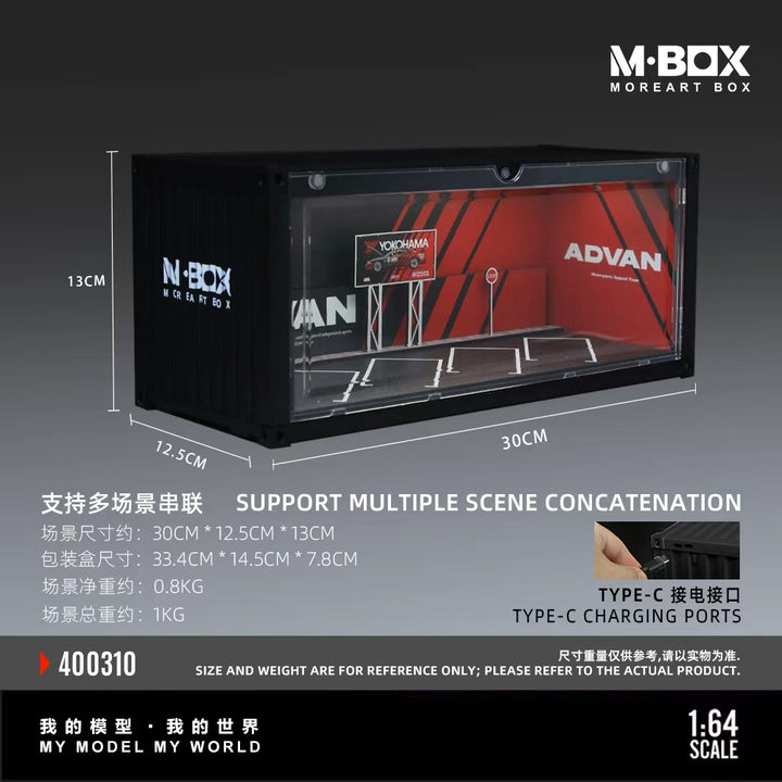 [Preorder] MBOX 1:64 CONTAINER MODEL STORAGE SCENE (2 Versions) MB400310/MB400311