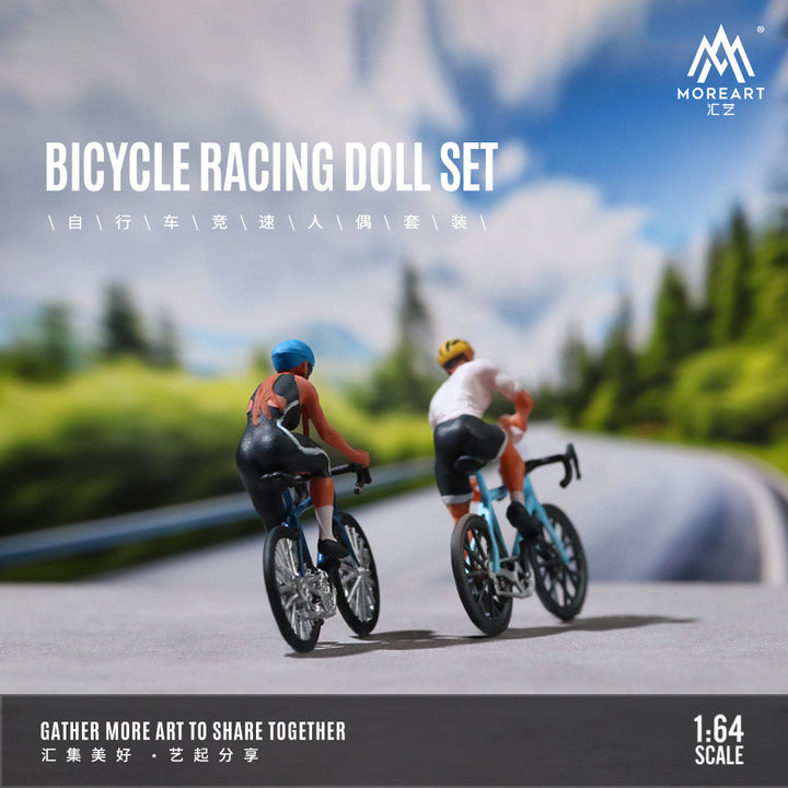 [Preorder] MoreArt 1:64 Bicycle Racing Doll Set