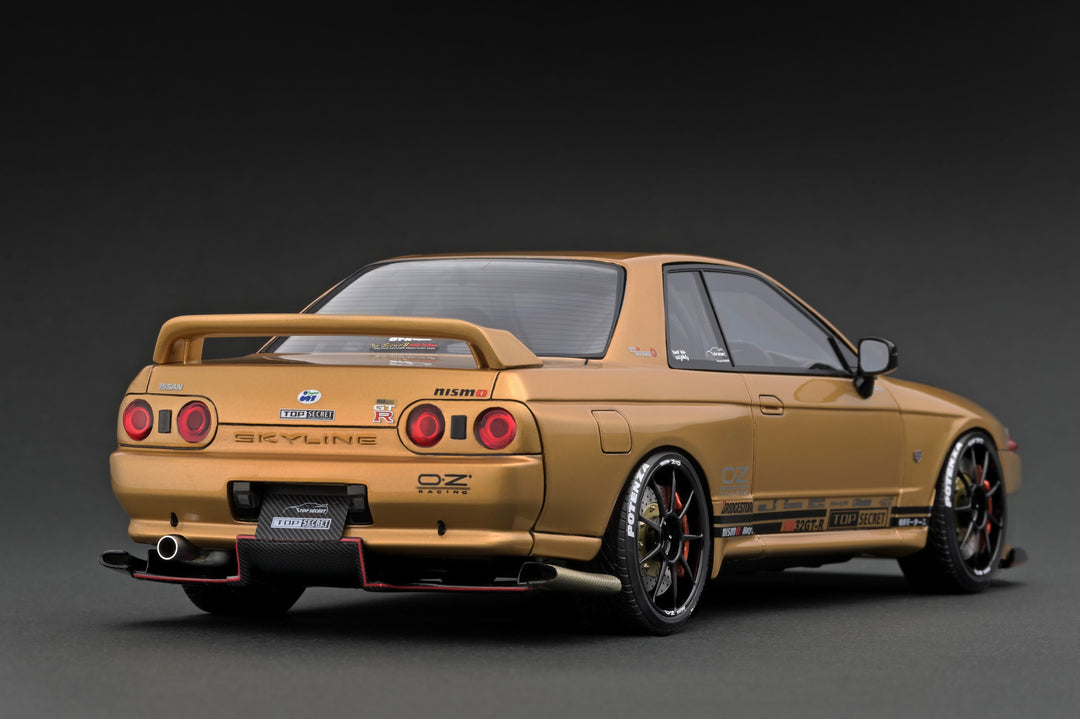 [Preorder] Ignition Model 1:18 TOP SECRET Nissan Skyline GT-R (VR32) - Gold