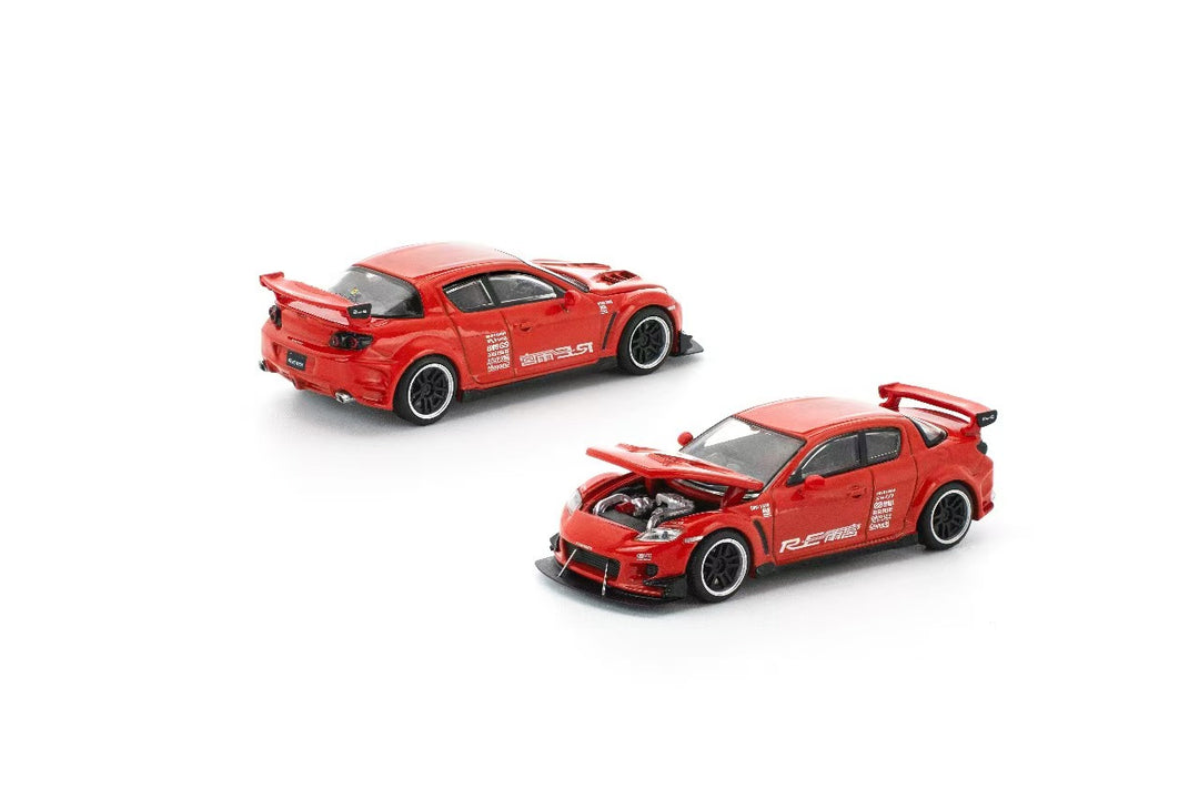 [Preorder] POPRACE 1:64 Mazda RX-8 RE-AMEMIYA Red PRE016