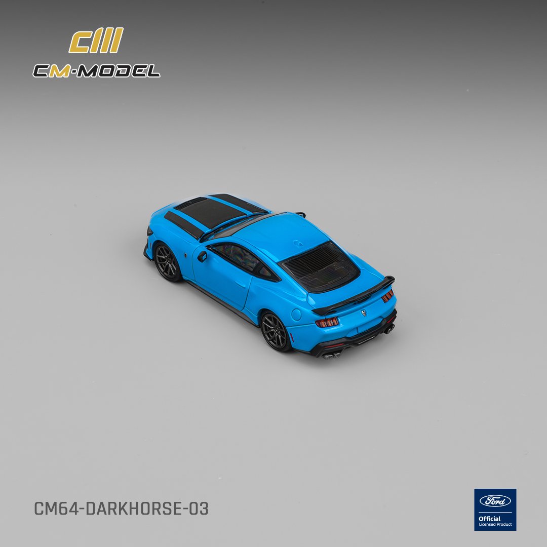 [Preorder] CM Model 1:64 Ford Dark Horse Grabber Blue with Black Hood Stripes CM64-Darkhorse-03