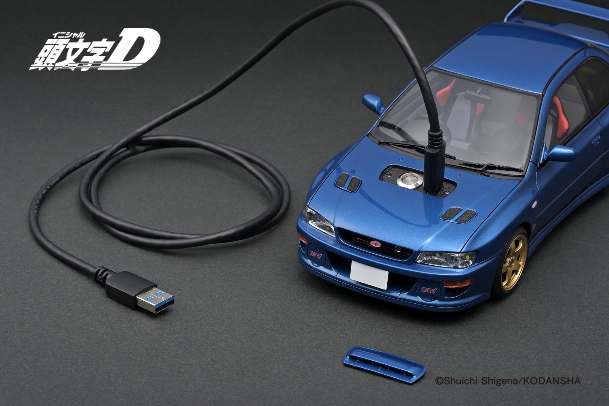 Ignition Model 1:18 INITIAL D SUBARU Impreza WRX type R Sti