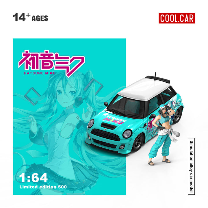 [Preorder] Cool Car 1:64 Mini Cooper Hatsune Miku livery (3 Versions)