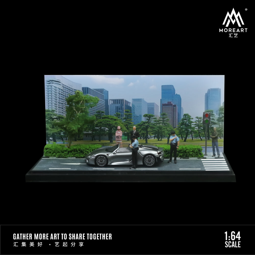 [Preorder] MoreArt 1:64 CITY PARK HIGHWAY SCENE MODEL