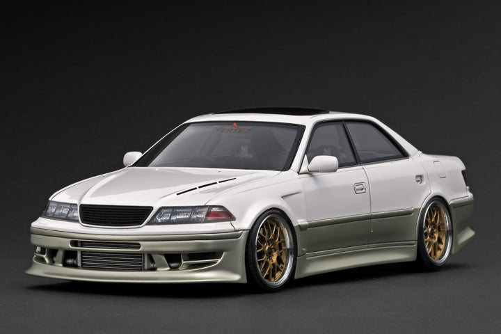 [Preorder] Ignition Model 1:18 VERTEX JZX100 MARK-II Pearl White/Champagne Gold IG3580