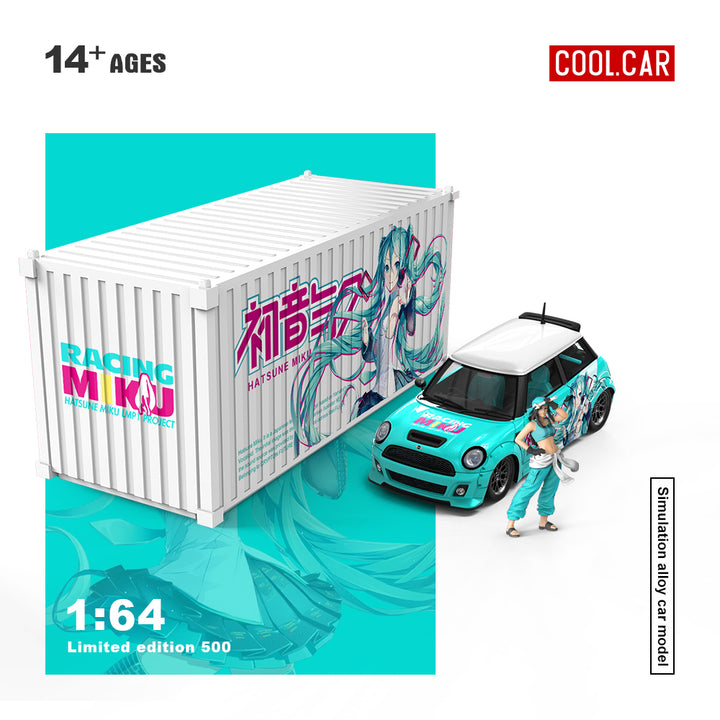 [Preorder] Cool Car 1:64 Mini Cooper Hatsune Miku livery (3 Versions)