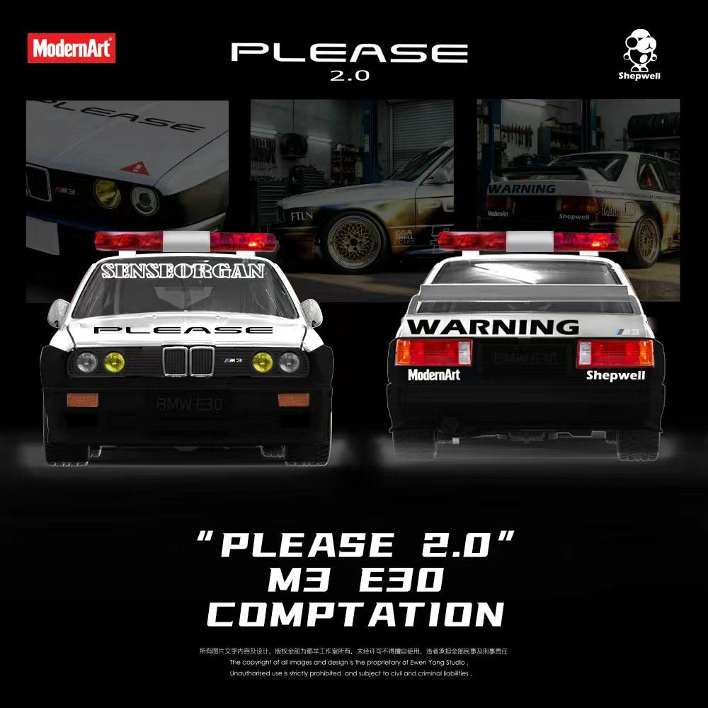 [Preorder] ModernArt X ShopWell 1:64 E30 M3 "PLEASE 2.0” MD647812