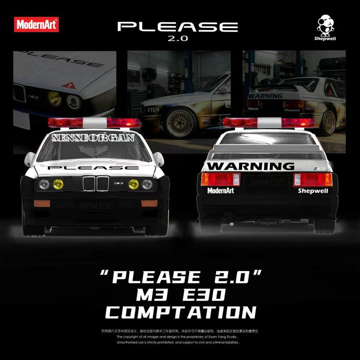 [Preorder] ModernArt X ShopWell 1:64 E30 M3 "PLEASE 2.0” MD647812