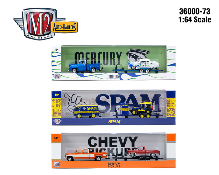 M2 Machines 1:64 Auto-Haulers Release 73 Assortment