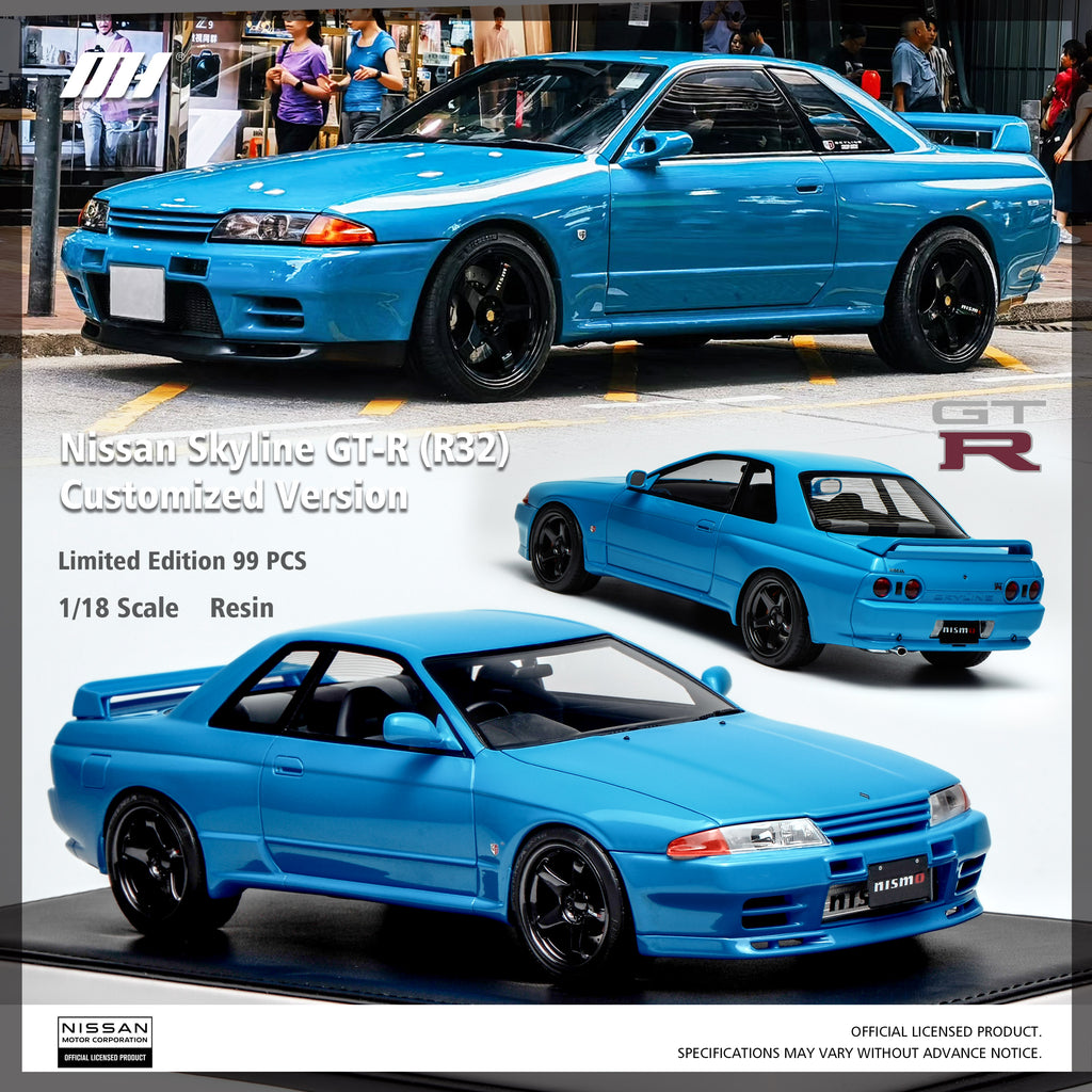 Motorhelix 1:18 Nissan Skyline GT-R (R32) Customized Version