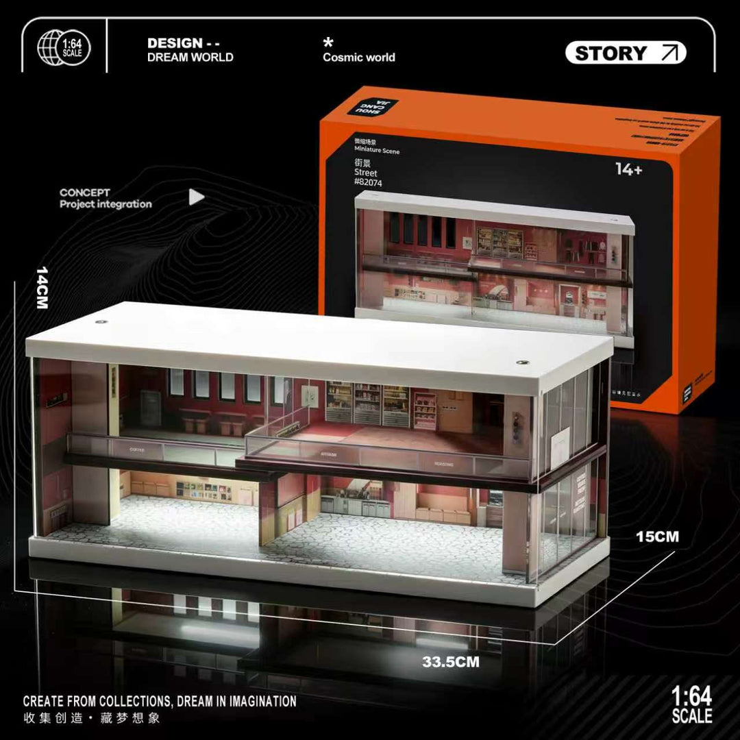 [Preorder] SHOU CANG JIA 1:64 PINK REALM COFFEE SCENE SCJ-82074