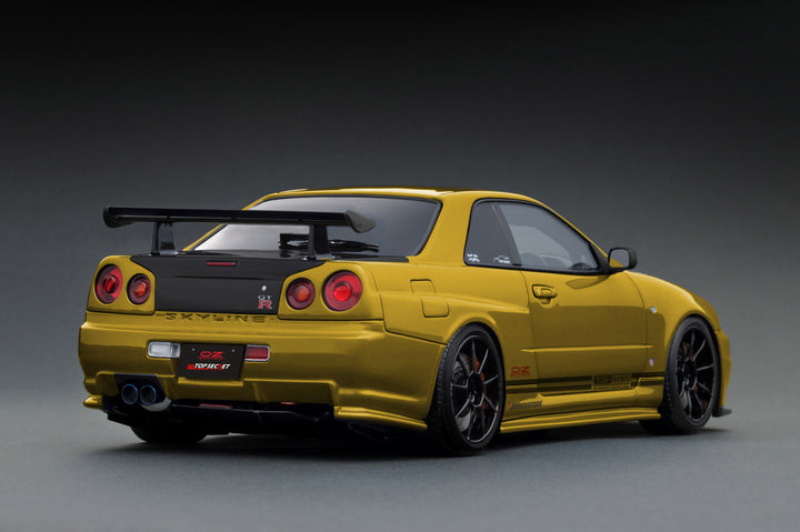 [Preorder] Ignition Model 1:18 TOP SECRET 34GT-R (BNR34) Gold IG3640